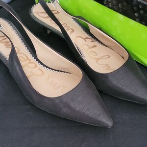 Sam Edelman Classic Black Pointed Heels